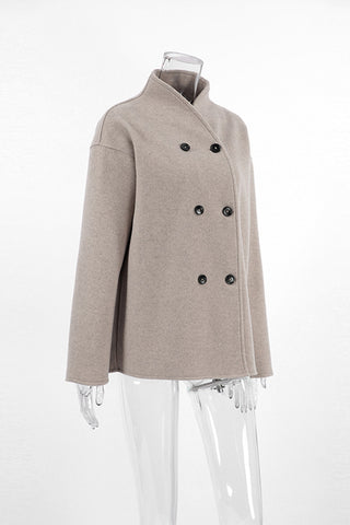 Double-Breasted Casual Jacket