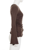 Asymmetric Long-Sleeve T-Shirt