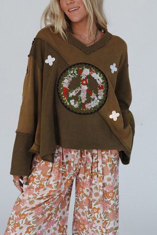 Peace Symbol Sweater