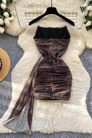 Elegant Ruched Evening Dress