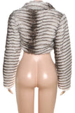 Elegant Buckle Cropped Jacket