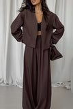 Chic Long Sleeve Pants Set