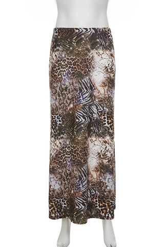 Animal Print Skirt
