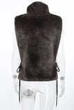 Chic Sleeveless Turtleneck Vest