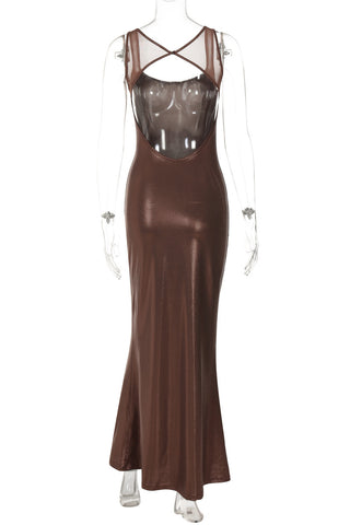 Strappy Back Evening Gown