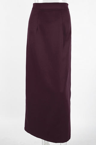 Elegant High-Waist Maxi Skirt