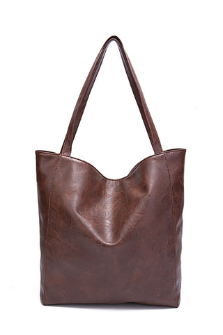 Studded Patchwork Tote Bag
