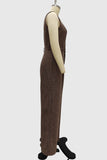 V-Neck Button-Front Jumpsuit