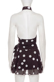 Polka Dot Halter Dress