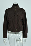 Chic High-Collar Fashion Jacket