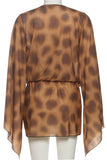 Deep-V Drape Casual Dress