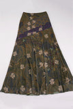 Elegant Patterned Maxi Skirt