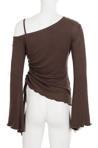 Asymmetric Long-Sleeve T-Shirt