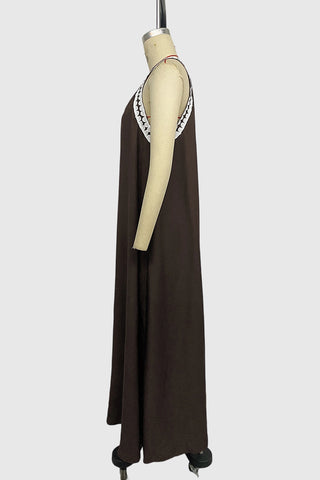 Halter Neck Casual Midi Dress