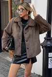 Chic Button-Front Short Jacket