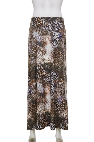 Animal Print Skirt