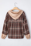 Plaid V-Neck Sweatshirt