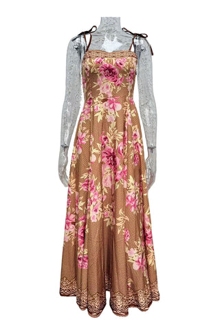 Floral Print Maxi Dress