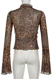Tie-Front Ruffle Blouse