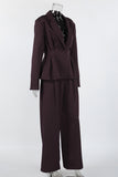 Chic Tailored Pants Set