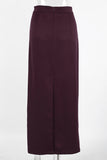 Elegant High-Waist Maxi Skirt