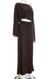 Off-Shoulder Top and Wide-Leg Pants Set