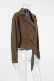 Tie-Waist Blazer Jacket
