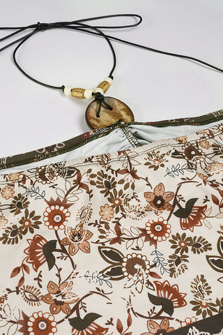 Boho Chic Halter Neck Tank Top