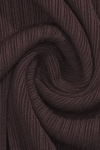 Asymmetrical Knit Top with Fitted Skirt Set