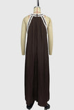 Halter Neck Casual Midi Dress