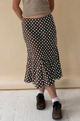 Charming Polka Dot Skirt