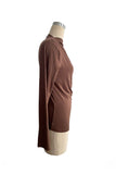 Elegant Ruched Long Sleeve Top