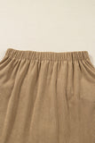 Button-Front Mini Skirt
