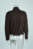 Chic High-Collar Fashion Jacket