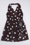 Polka Dot Halter Dress