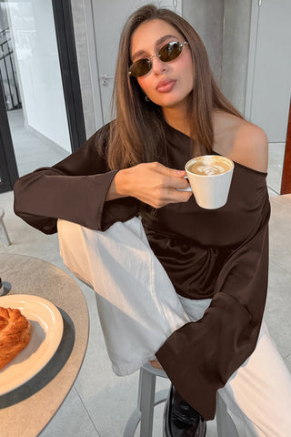 Chic Bell Sleeve Wrap Blouse