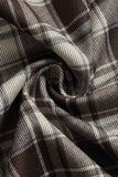 Strapless Plaid Skirt Set