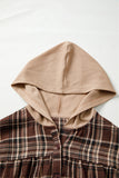 Plaid V-Neck Sweatshirt