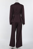 Chic Tailored Pants Set