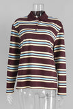 Classic Striped Polo Tee