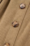 Button-Front Mini Skirt