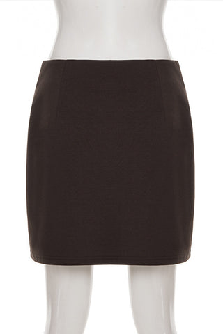 Chic V-Neck Skirt Set