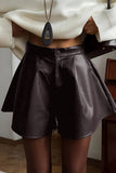 High-Waist Casual Shorts