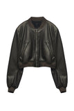 Cropped Bomber Jacket