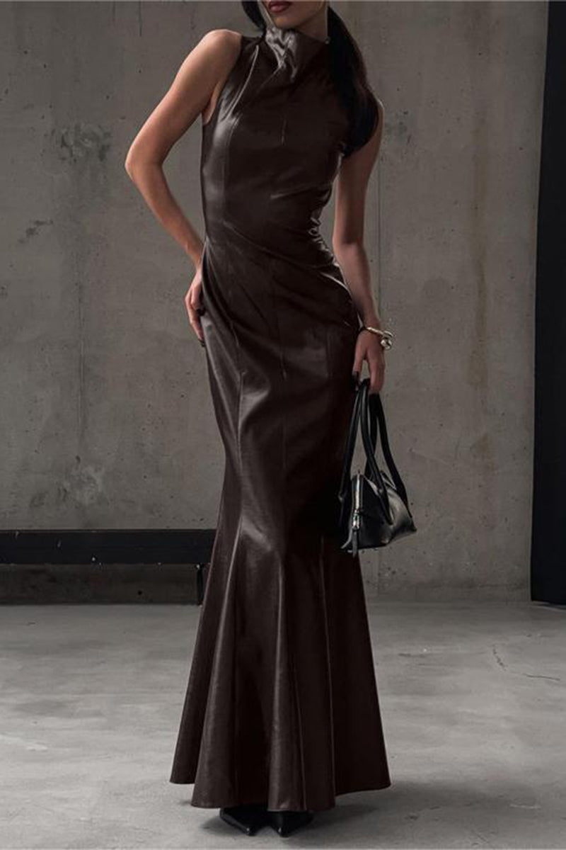 Sleeveless Maxi Casual Dress