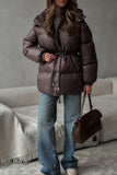 Belted Puffer Jacket