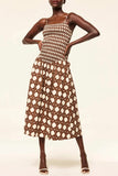 Sleeveless Geometric Print Dress