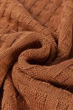 Textured Knit Cap Sleeve Top