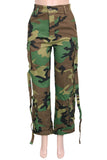 Relaxed Fit Cargo Camo Pants