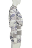 Off-Shoulder Camo Short Set
